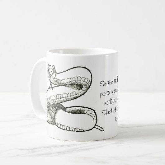 Tasse de totem de serpent (Devant gauche)