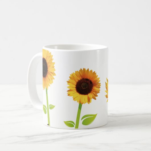 tasse de tournesol (Devant gauche)