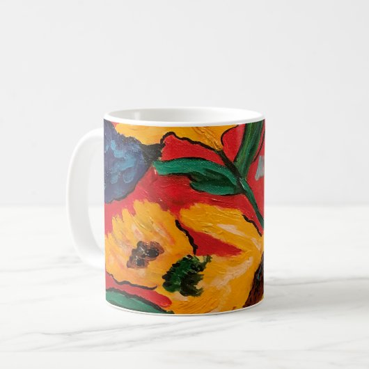 tasse de tournesol (Devant gauche)
