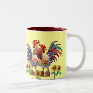 TASSE de TOURNESOL de COQ par SHARON SHARPE