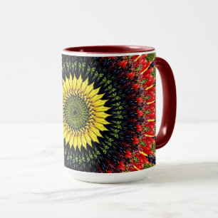 Tasse de tournesol de récolte