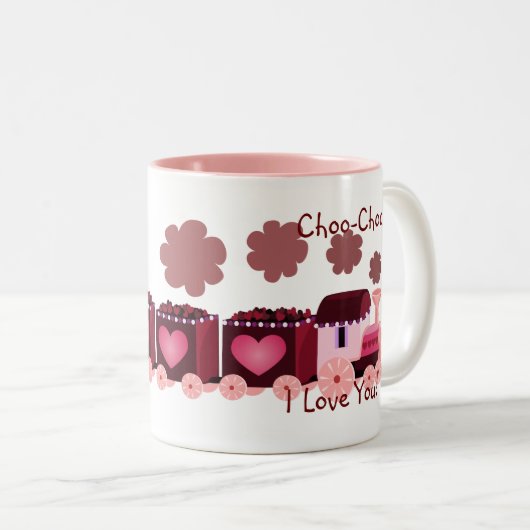 Tasse de train de Valentine Choo-Choo (Devant droit)