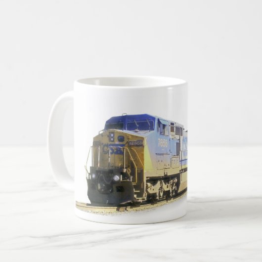 Tasse de train diesel-électrique (Devant gauche)