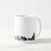 Tasse "de traîneau de chien" (Devant droit)