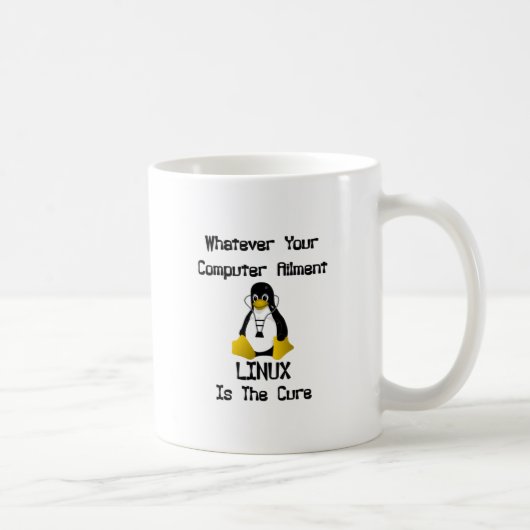 Tasse de traitement de Linux (Droite)