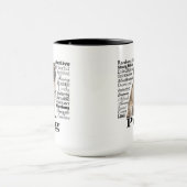 Tasse de traits de carlin (Centre)