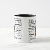 Tasse de traits de dobermann (Centre)