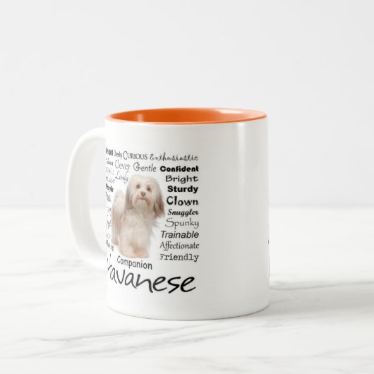 Tasse de traits de Havanese (Devant gauche)