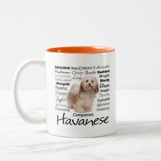Tasse de traits de Havanese (Gauche)