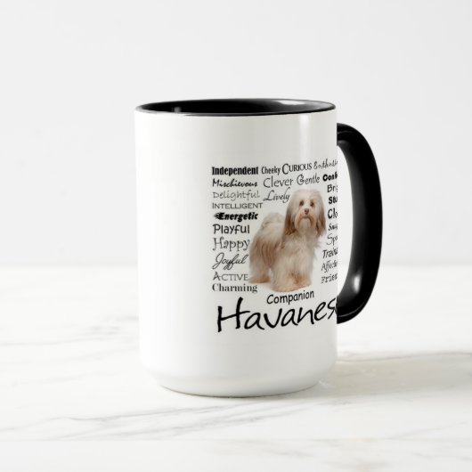 Tasse de traits de Havanese (Devant droit)