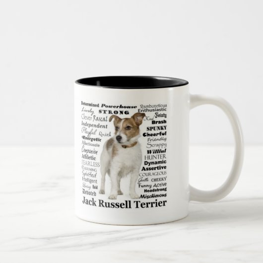 Tasse de traits de Jack Russell (Droit)