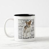 Tasse de traits de Jack Russell (Gauche)