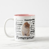 Tasse de traits de Pomeranian (Gauche)