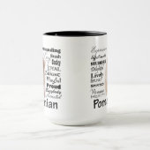 Tasse de traits de Pomeranian (Centre)