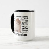 Tasse de traits de Pomeranian (Devant gauche)