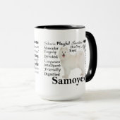 Tasse de traits de Samoyed (Devant droit)