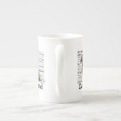 Tasse de traits de teckel (Dos)