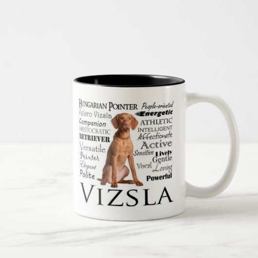 Tasse de traits de Vizsla (Droit)