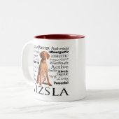 Tasse de traits de Vizsla (Devant gauche)