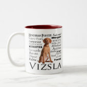 Tasse de traits de Vizsla (Gauche)