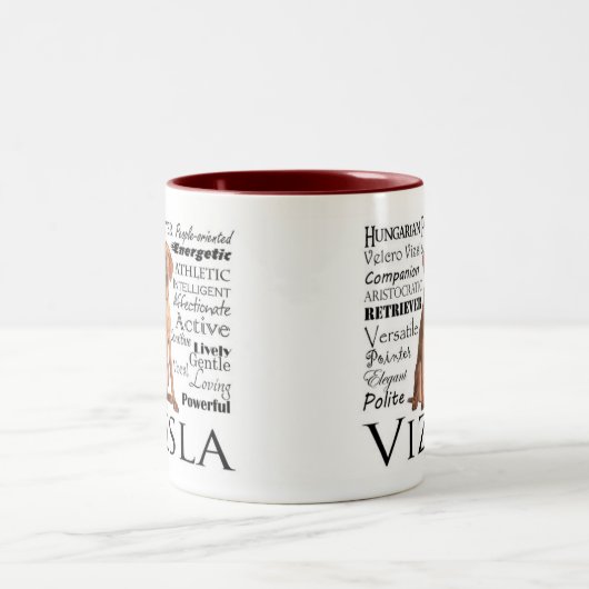 Tasse de traits de Vizsla (Centre)