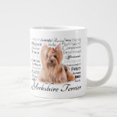 Tasse de traits de Yorkie (Droite)