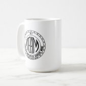 tasse de travail avec le logo et le nom des (Devant gauche)