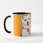 Tasse de trio de Westie (Gauche)