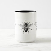 Tasse de trois abeilles (Centre)