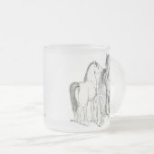 Tasse de trois chevaux (Devant droit)