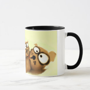 Tasse de trois chiens
