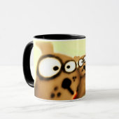 Tasse de trois chiens (Devant gauche)