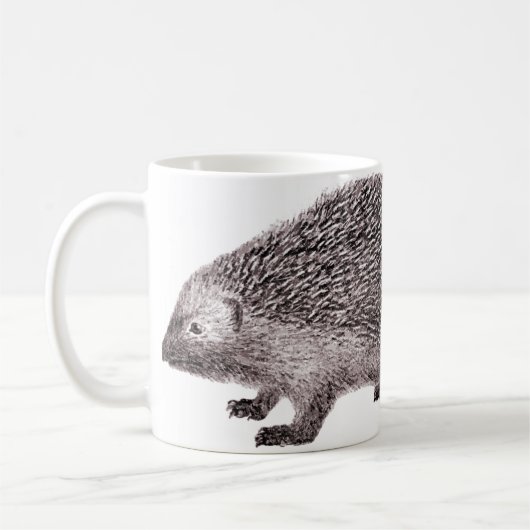 Tasse de trois hérissons (Gauche)