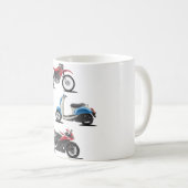 Tasse de trois motos (Devant droit)