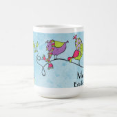 Tasse de trois oiseaux (Centre)