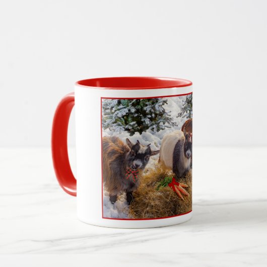 Tasse de "trois petites chèvres" (Devant gauche)