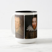 Tasse de trois portraits de Shakespeare (Devant gauche)