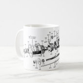 Tasse de Trois-vitesse de Sturmey-Archer (aucune (Devant gauche)