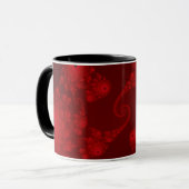 Tasse de troupe de hippocampes rouge profond (Devant gauche)