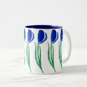 Tasse de tulipes bleues (Devant droit)