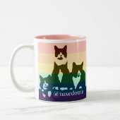 Tasse de TuxedoTrio d'arc-en-ciel (Gauche)