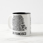 Tasse de typo de San Francisco (Devant gauche)