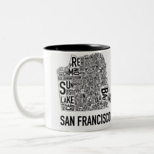 Tasse de typo de San Francisco