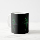 Tasse de typographie : Ballerine (Devant gauche)