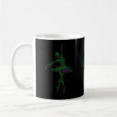 Tasse de typographie : Ballerine (Gauche)