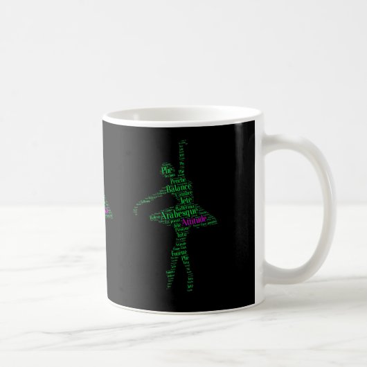 Tasse de typographie : Ballerine (Droite)