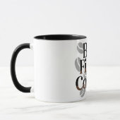 Tasse de typographie créative "Mais d'abord, café" (Gauche)
