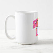 Tasse de typographie d'autonomisation 'Femme forte (Gauche)