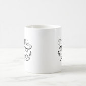 Tasse de typographie de la mère de la mariée (Centre)