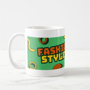 Tasse de typographie de style de mode – Conception